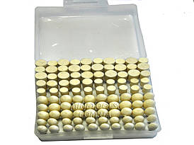 Набір фетрових насадок 100 шт. Хвостовик Ø 3 мм