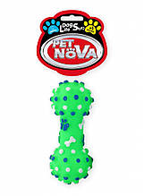 Іграшка для собак Гантель із шипами Pet Nova 10.5 см