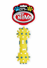 Іграшка для собак Гантель із шипами Pet Nova 12 см