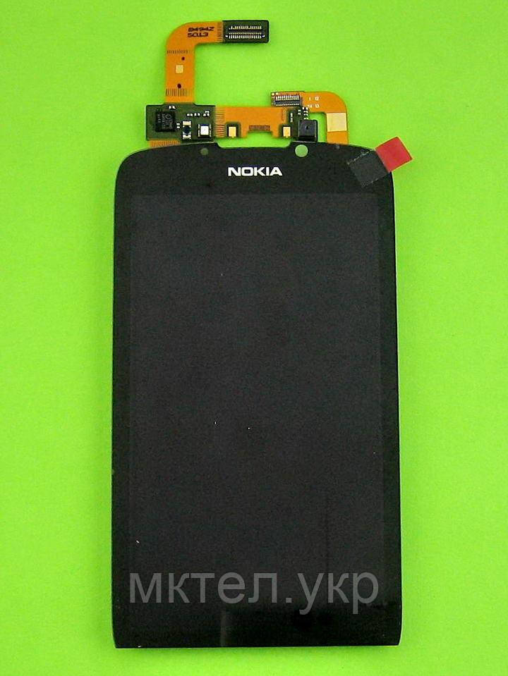 Дисплей Nokia 801T з сенсором, чорний
