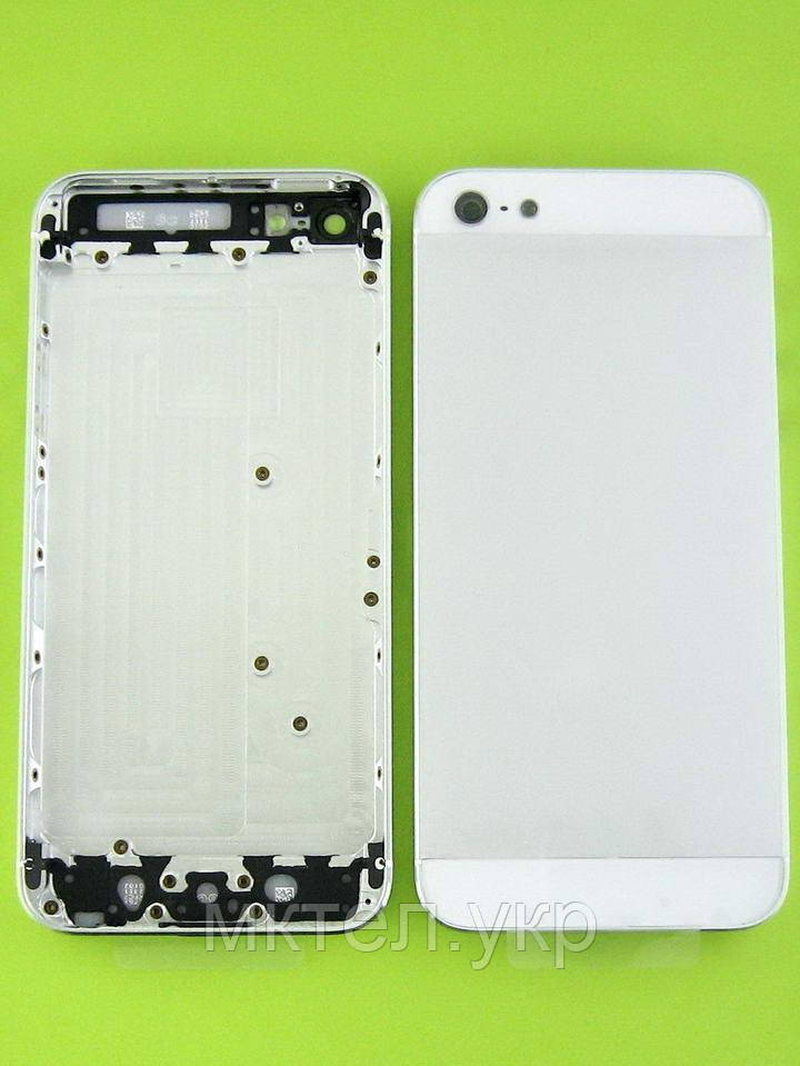 Задня кришка iPhone 5 без логотипу, білий