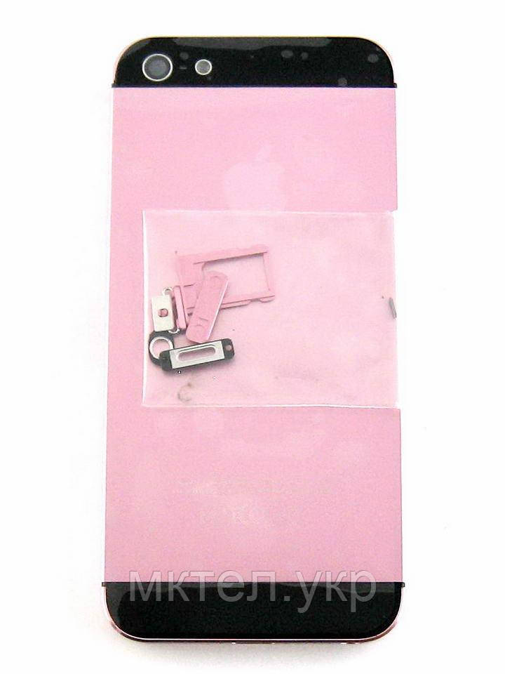 Задня кришка iPhone 5 з кнопками, чорний