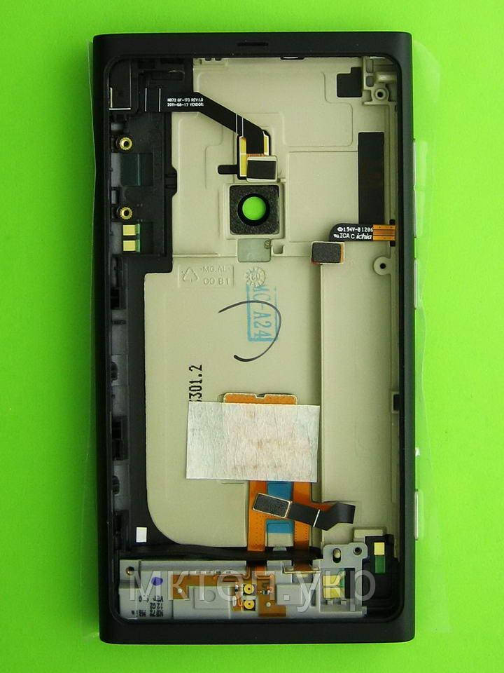 Задня кришка Nokia Lumia 800 в зборі, чорний Оригінал #8002359