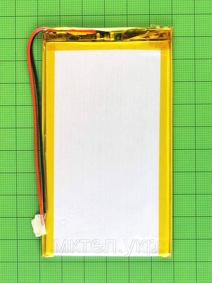 Акумулятор 2560100 2000mAh 2.5x60x100mm (реально 1750mah)