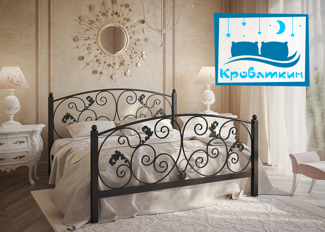 Металеве ліжко Магнолія Тенеро, фото 1