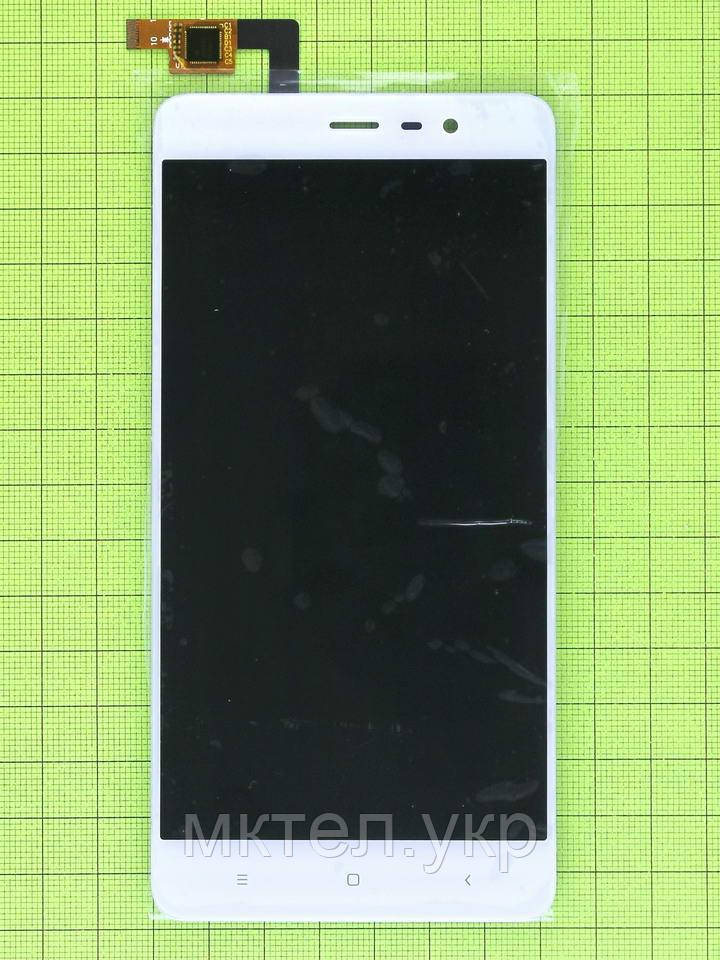Дисплей Xiaomi Redmi Note 3 Pro Special Edition (147mm) з сенсором, білий