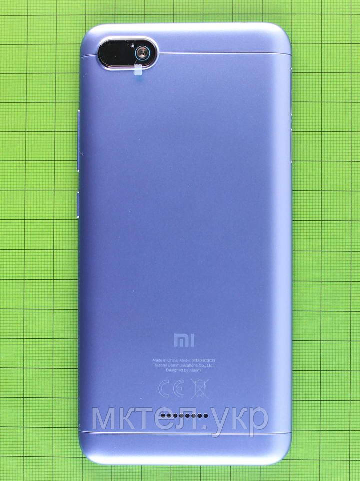 Задня кришка Xiaomi Redmi 6A, синій Оригінал #552228930021
