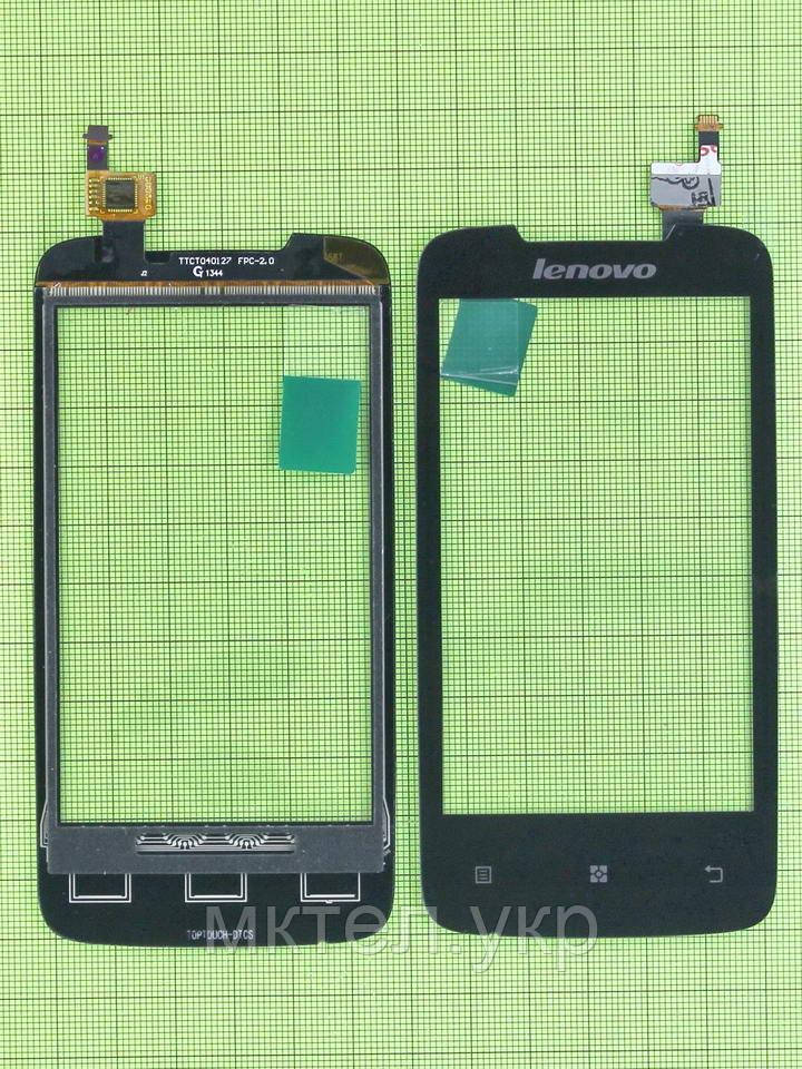 Сенсор Lenovo A375, чорний Original PRC