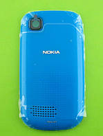 Крышка батареи Nokia Asha 201, голубой Оригинал #0259451