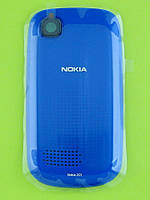 Крышка батареи Nokia Asha 201, синий Оригинал #0259452