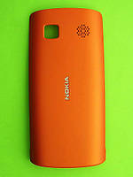 Кришка батареї Nokia Asha 500 Dual SIM, помаранчевий Оригінал #0258972