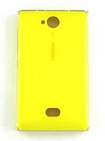 Крышка батареи Nokia Asha 503 Dual SIM, желтый Оригинал #02504J9