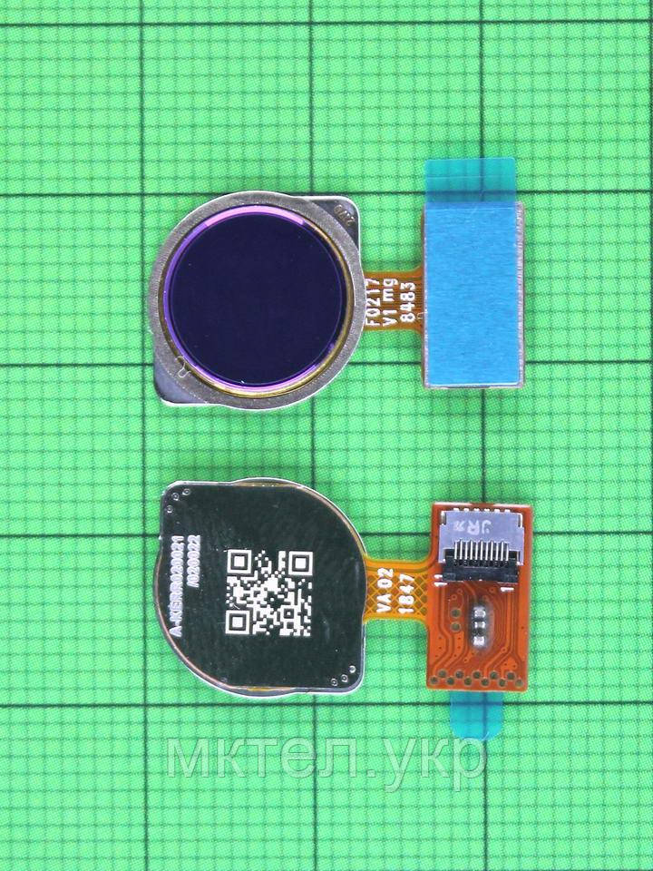 Шлейф сканера відбитків пальця Xiaomi Redmi Note 7, синій Оригінал