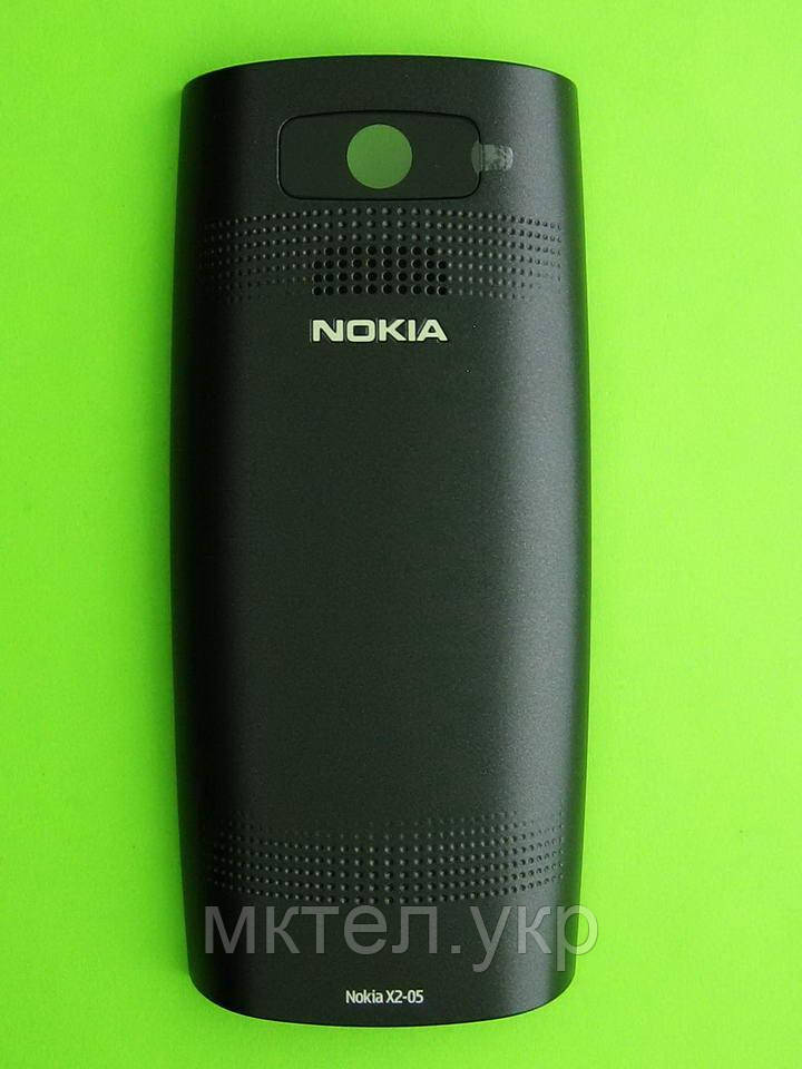Кришка батареї Nokia X2-05, чорний Оригінал #0258974