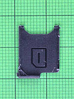 Держатель SIM карты Sony Xperia Z1 C6902 L39h черный Original PRC