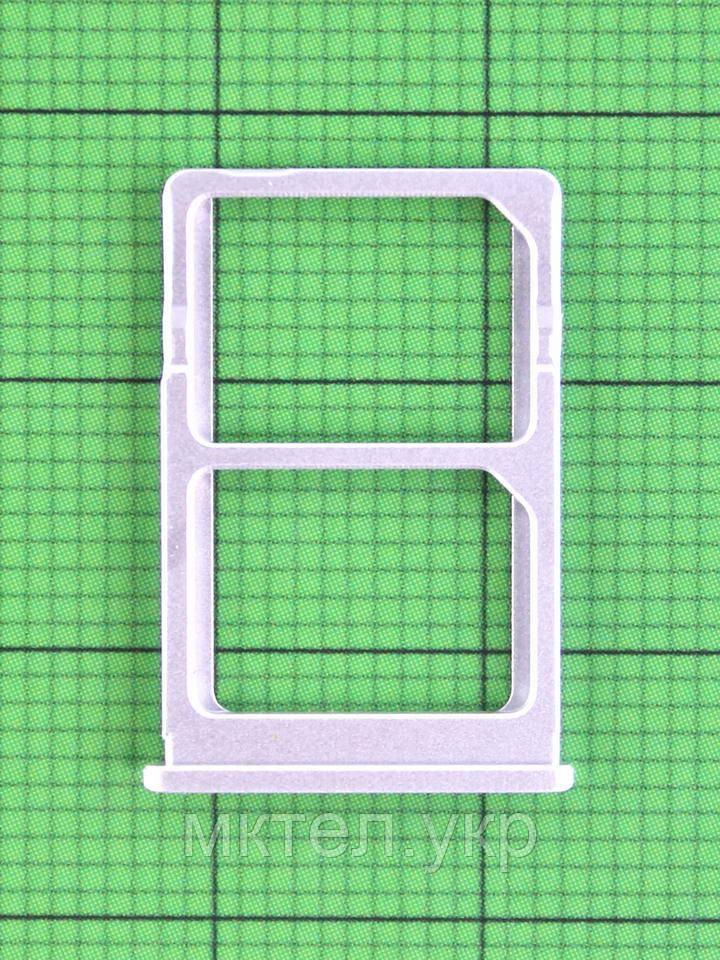 Тримач SIM карти Xiaomi Mi5 сріблястий Оригінал #310019601037