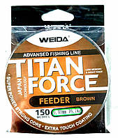 Леска карповая Kaida ( Weida) Titan Force Feeder 0.18 мм 150 м коричневая, камуфляж