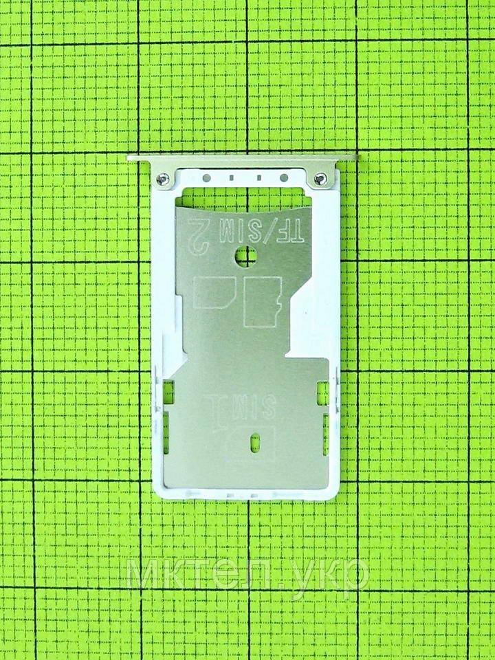 Тримач SIM карти Xiaomi Redmi Note 4X, золотистий Оригінал #550050502036