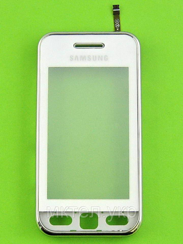 Сенсор Samsung S5230 Star з панеллю, білий Original PRC