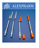 Шприц туберкуліновий 1мл з голкою 26G 0,45*13мм Луер (уп/200шт)