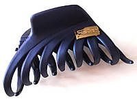 Краб для волос каучуковый Fashion (6,5х3,5х2,5см) средний Темно-синий (КК013/5)