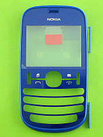 Передня панель Nokia Asha 200, синій Оригінал #0258871