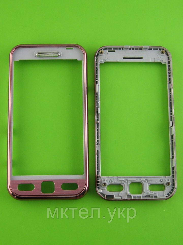 Передня панель Samsung S5230 Star, рожевий Original PRC