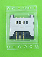 Конектор SIM карти Samsung S3850 Corby 2 Оригінал #3709-001645