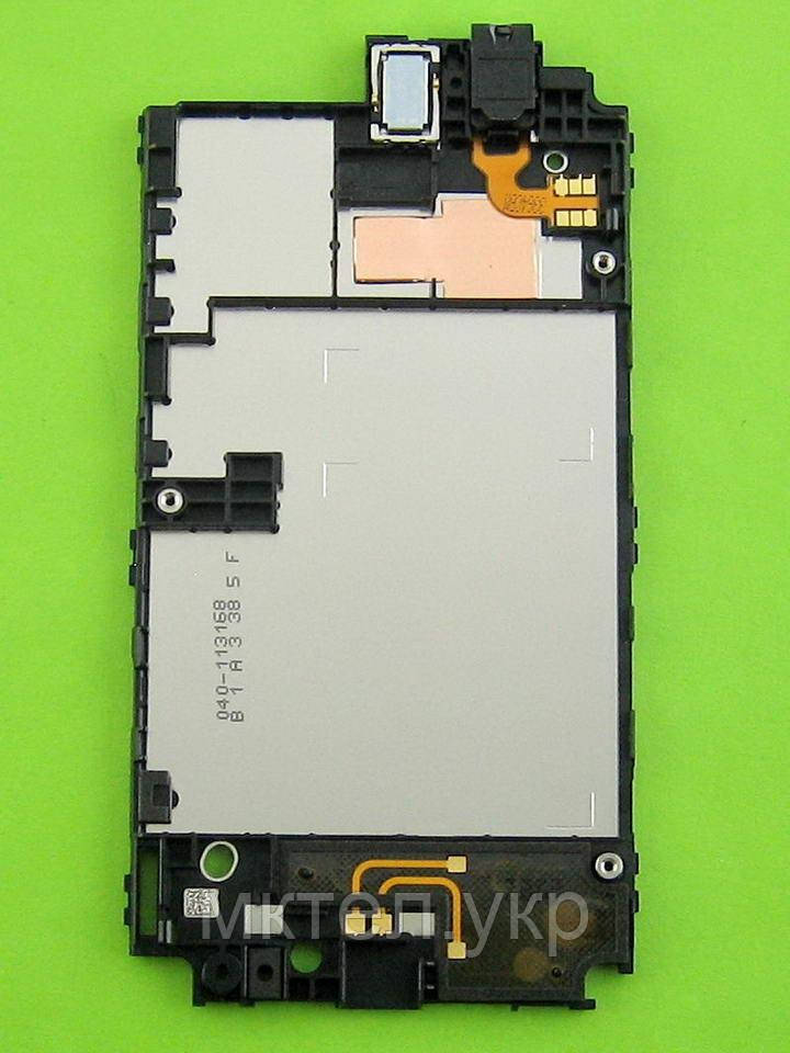 Рамка дисплея Nokia Lumia 520 з динаміком, роз'ємом гарнітури Оригінал #0269D77