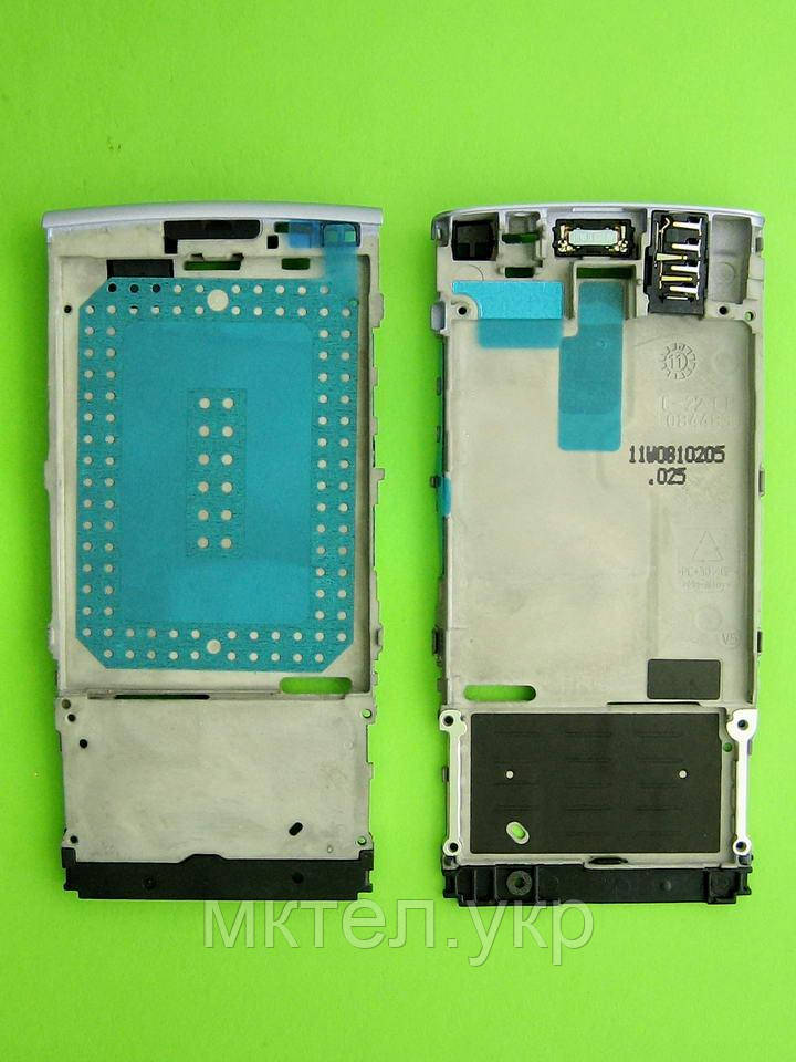 Металева основа Nokia X3-02, в зборі, ліловий Оригінал #0257578