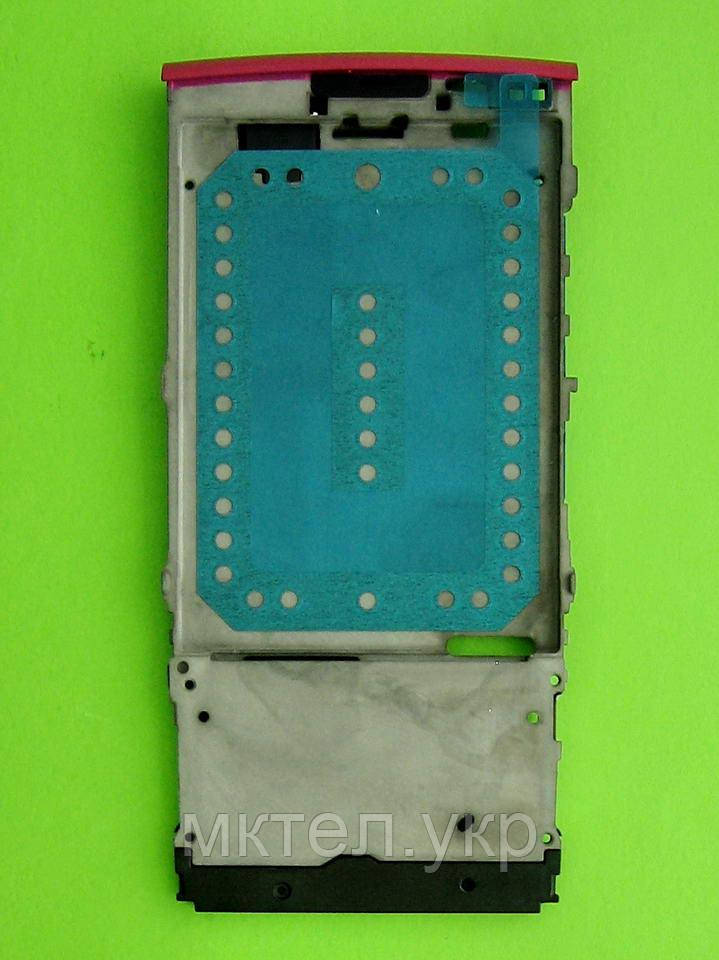 Металева основа Nokia X3-02, в зборі, рожевий Оригінал #0257579