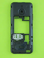 Середня частина Nokia 208 Dual SIM в зборі, чорний Оригінал #02504H1