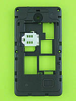 Средняя часть Nokia Asha 210 Dual SIM, черный Оригинал #02503B5