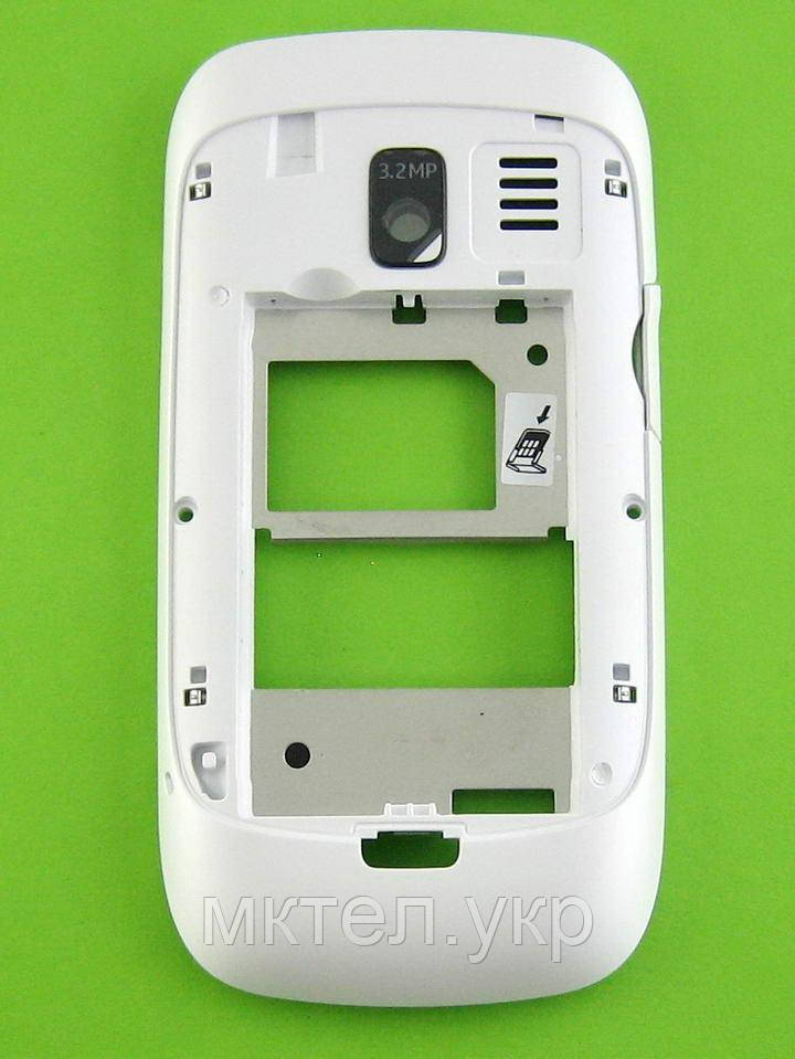 Середня частина Nokia Asha 302 в зборі, білий Оригінал #0259368