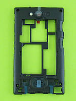 Средняя часть Nokia Asha 503 Dual SIM, черный Оригинал #02504J3