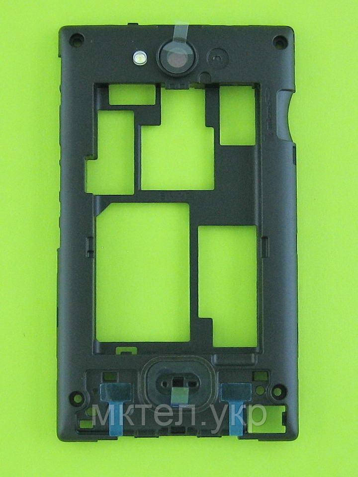 Середня частина Nokia Asha 503, чорний Оригінал #02504M0