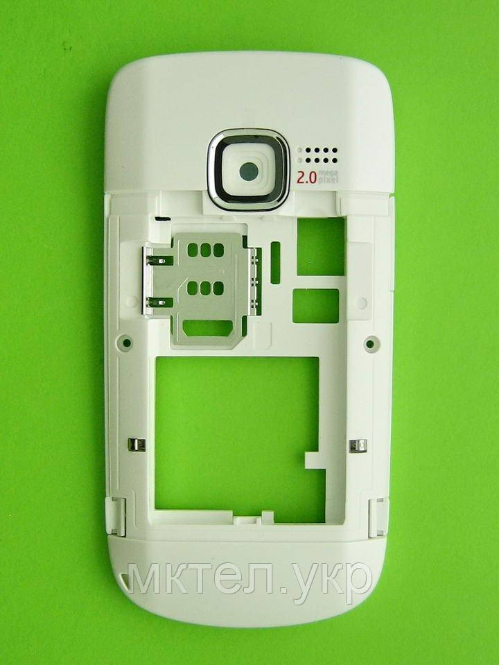 Середня частина Nokia C3-00 в зборі, білий Оригінал #0257698