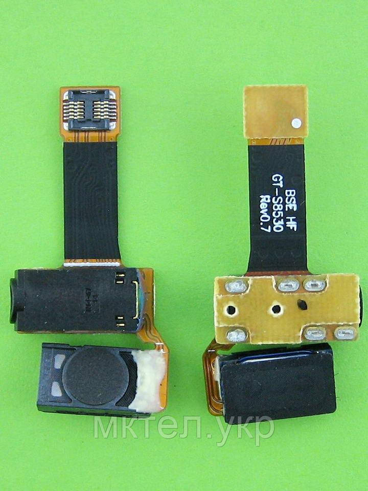 Роз'єм гарнітури Samsung S8530 Wave 2 з шлейфом Оригінал #GH59-10413A - фото 1 - id-p449365467