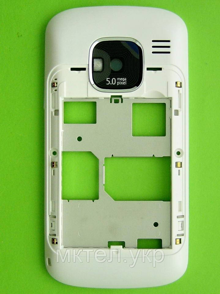 Середня частина Nokia E5 в зборі, білий Оригінал #0257073