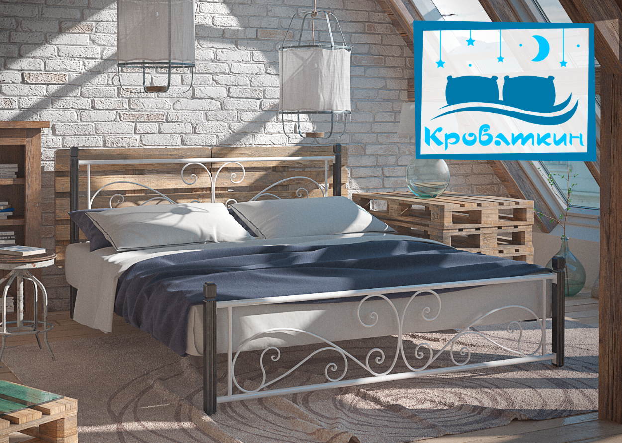 Ліжко Нарцис на дерев'яних ногах Тенеро, фото 1