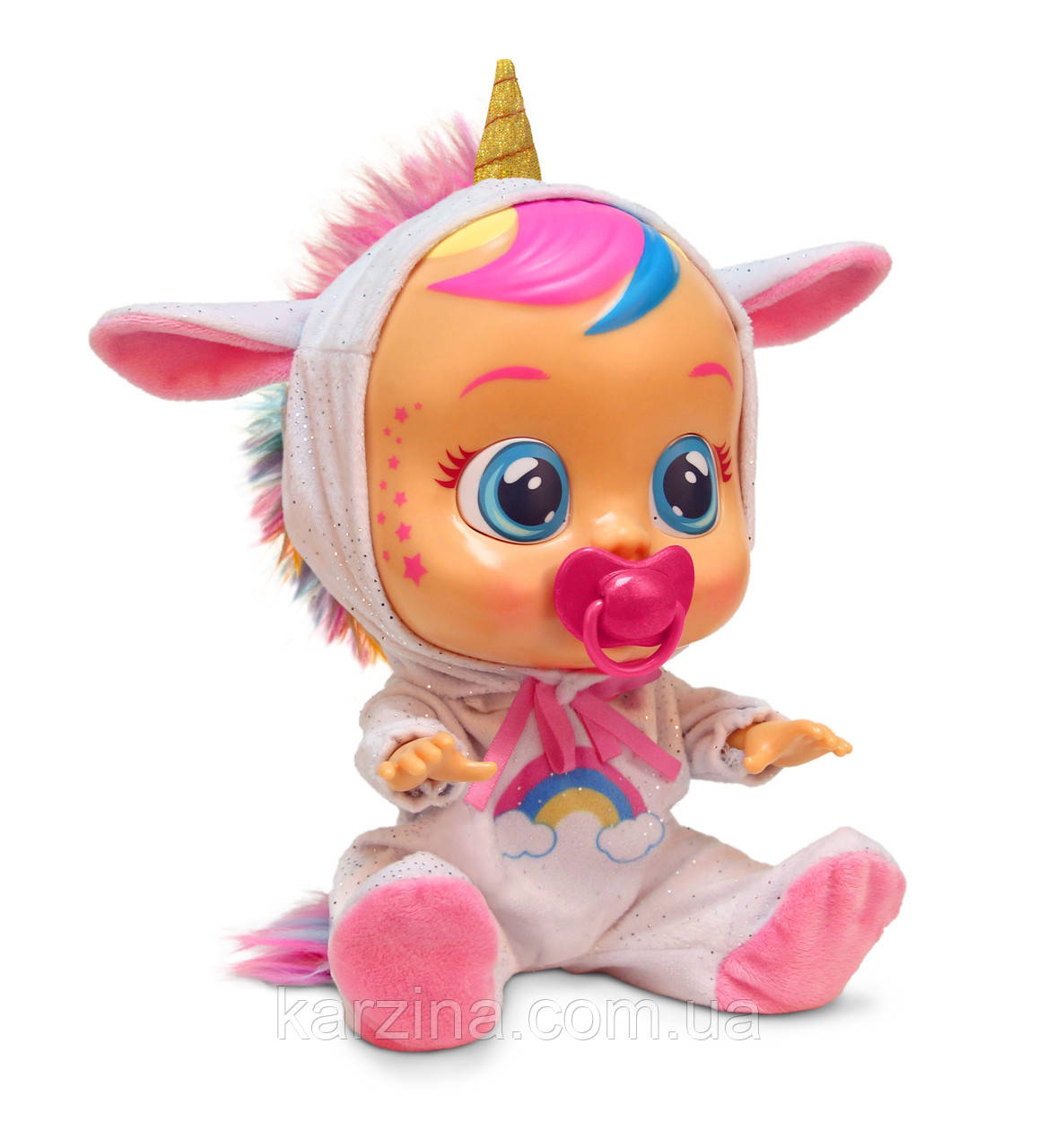Интерактивный пупс Cry Babies Плакса Мечтательный Единорог от IMC Toys Оригинал - фото 3 - id-p1043526857