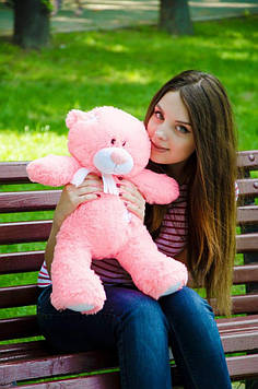 Ведмедик Тедді 60 см Рожевий