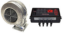 Автоматика для твердопаливних котлів Polster C-11 + вентилятор WPA-120k-ZW
