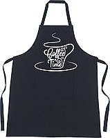 Фартух із нагрудником із малюнком "Чашка кави" No1