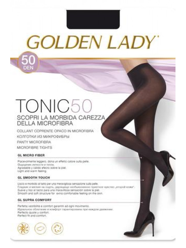 Golden Lady Tonic 50 Den колготки з мікрофібри, всі розміри, всі кольори