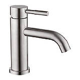 Змішувач для умивальника неіржавка ZERIX LR71005-1 SUS304, фото 3