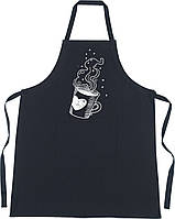 Фартух із нагрудником із малюнком "Чашка кави" No2