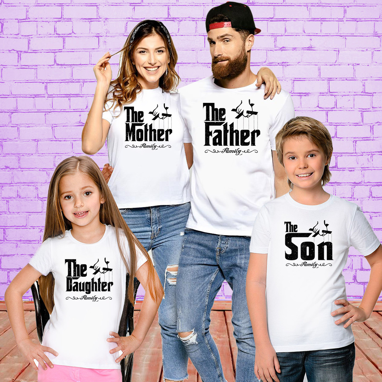 Футболки Фемілі Лук Family для всієї родини "Family" Push IT, фото 1