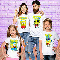 Футболки Фемілі Лук Family Look для всієї родини "Sponge" Push IT