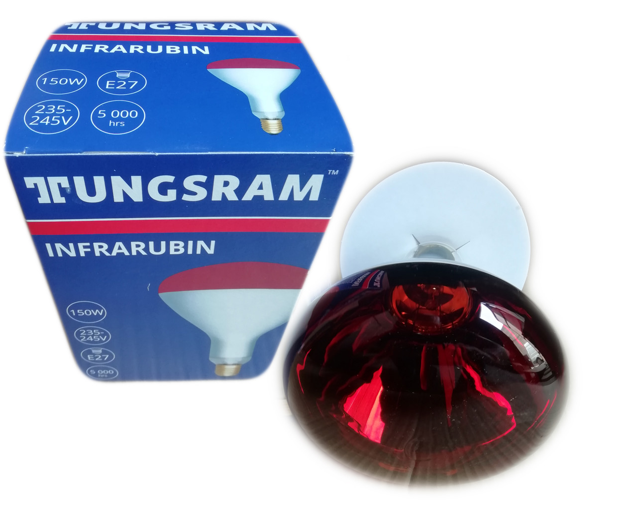 Інфрачервоні лампи Tungsram (Угорщина) — 115 Вт Е27, фото 1